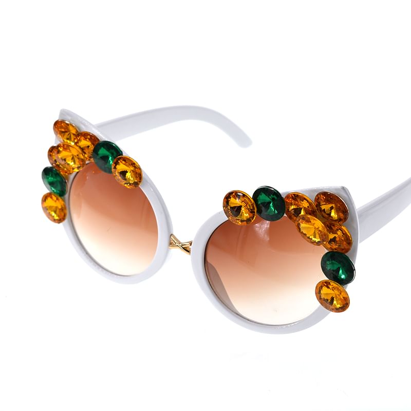 Eye Cat Sunglasses Rhinestone