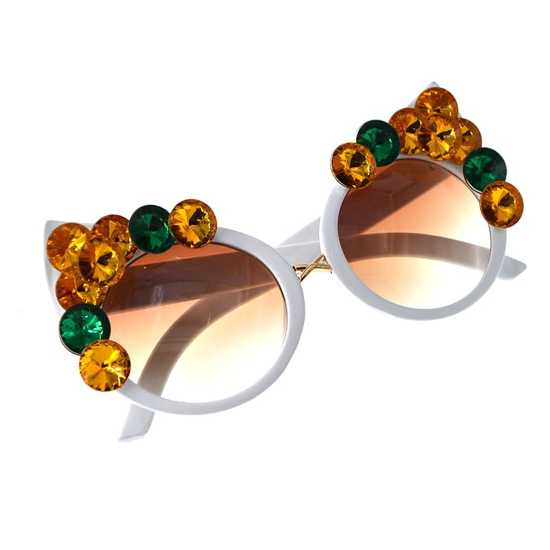 Eye Cat Sunglasses Rhinestone