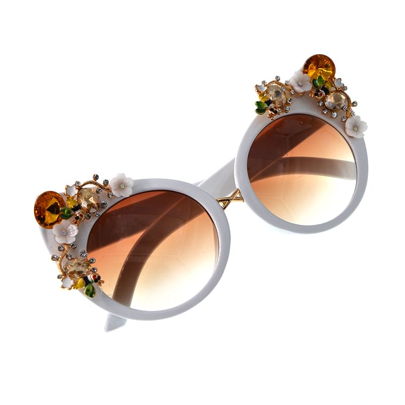 Eye Cat Sunglasses Rhinestone