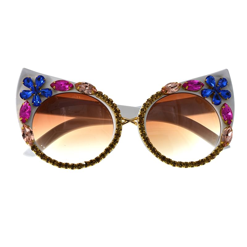 Eye Cat Sunglasses Rhinestone