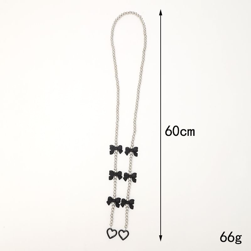 Lanyard Bow Bead Phone