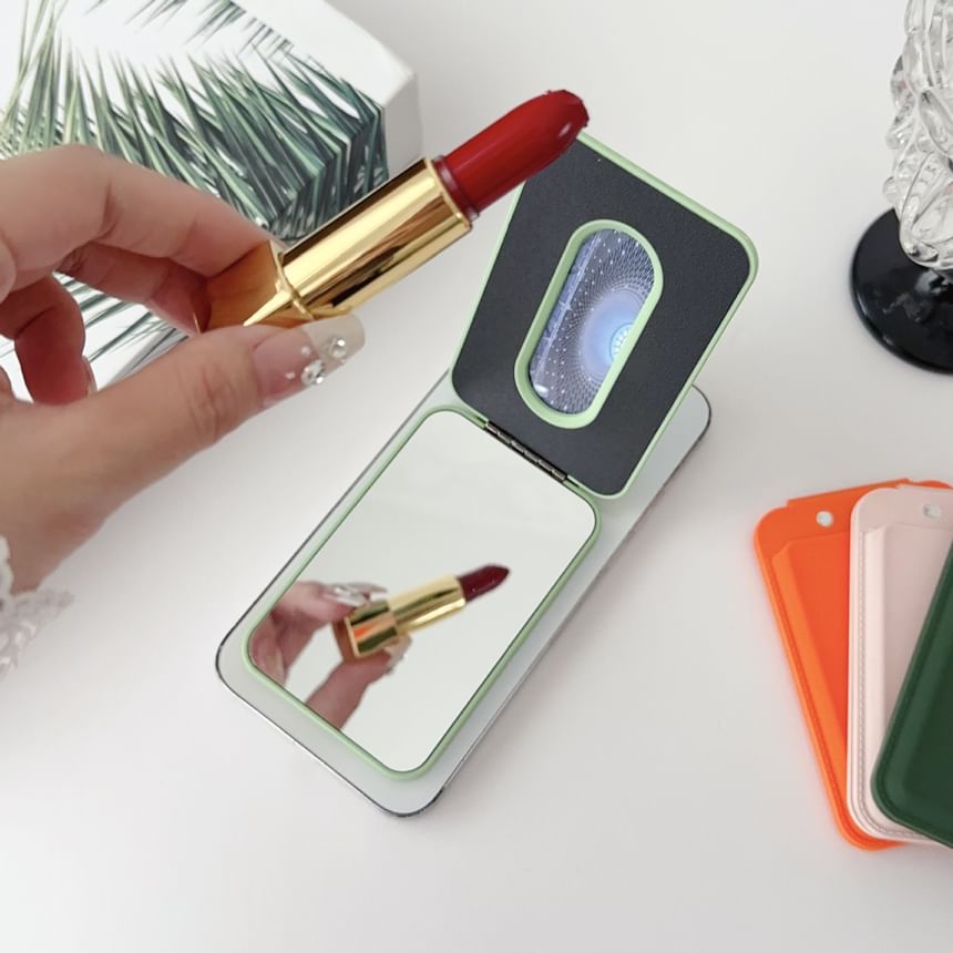 with Card Mirror Magnetic MagSafe) Portable Holder (Compatible