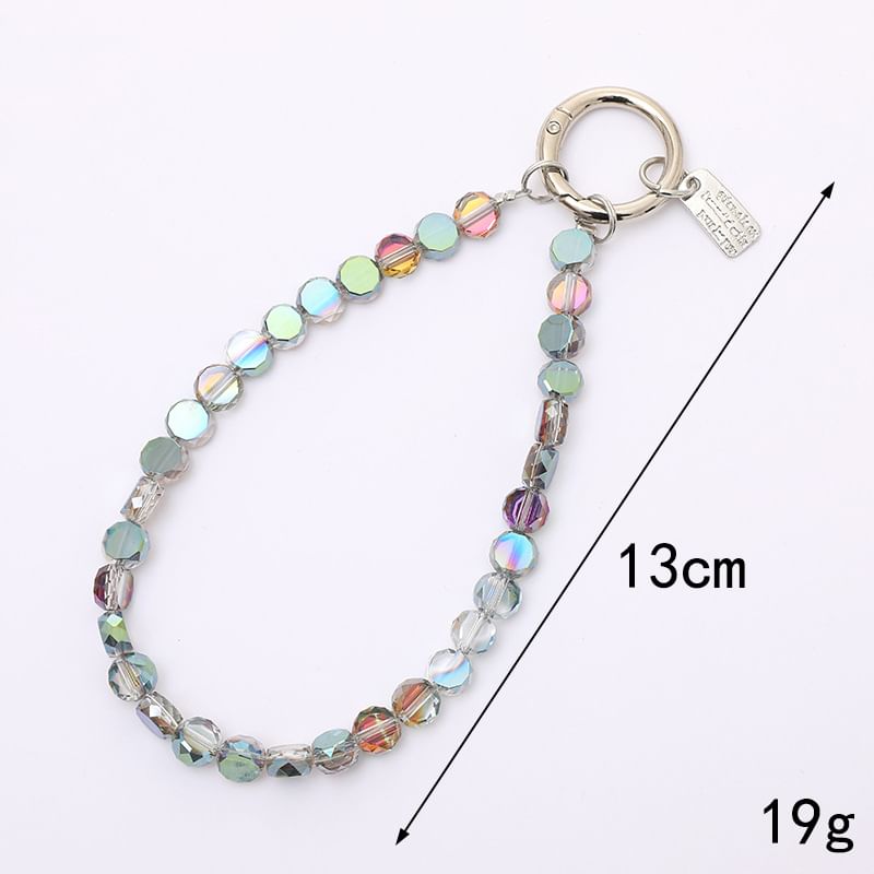 Faux Crystal Bead Phone Strap