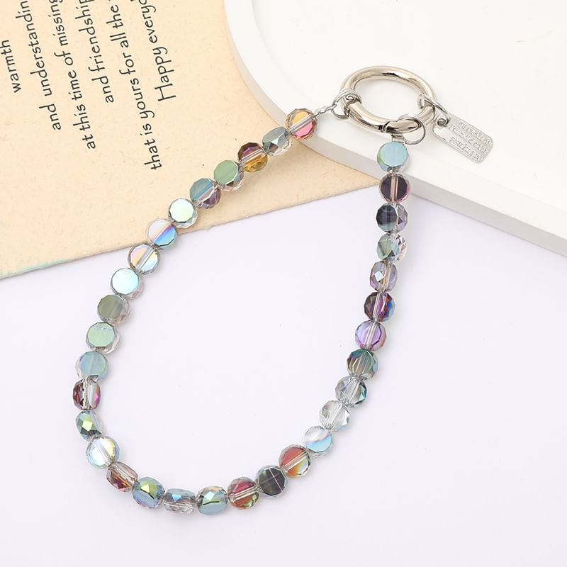 Faux Crystal Bead Phone Strap