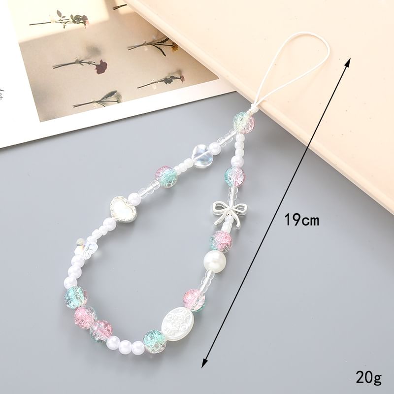 Bow Bead / Butterfly Star Phone Strap