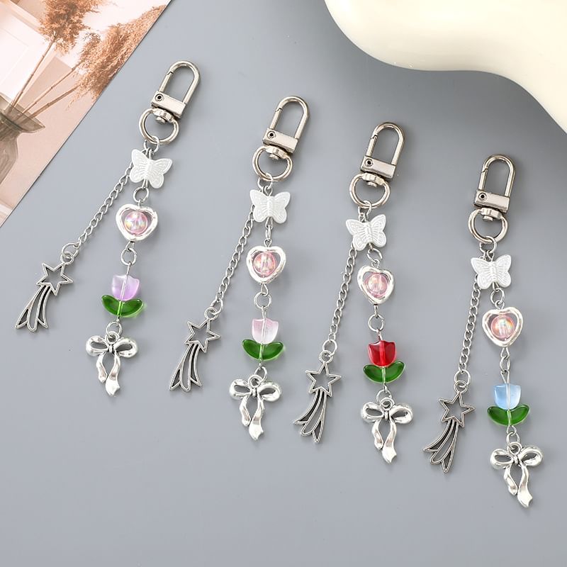 Star Shooting Phone Charm Tulip