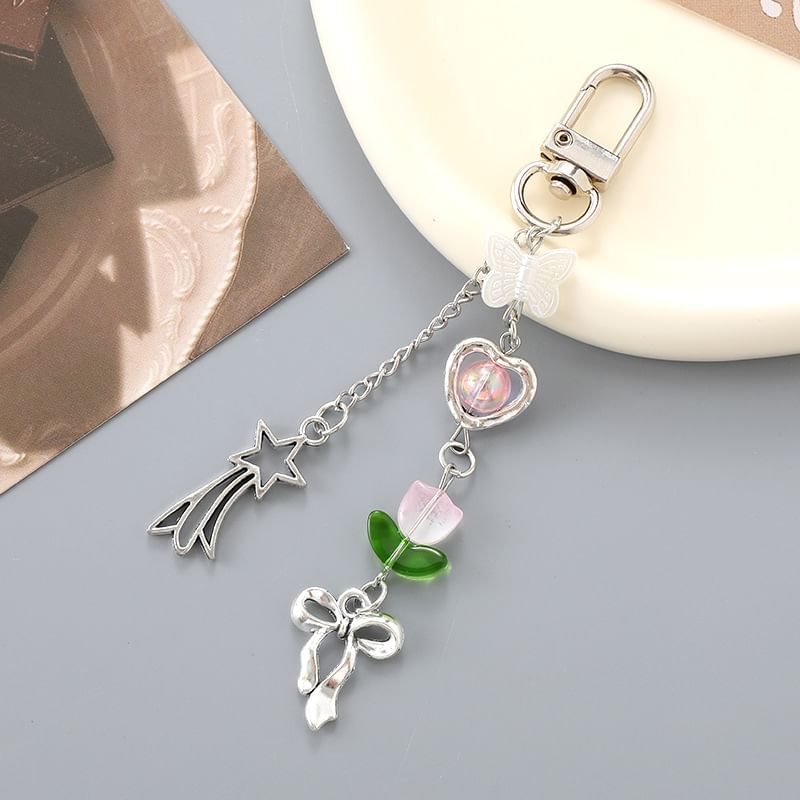 Star Shooting Phone Charm Tulip