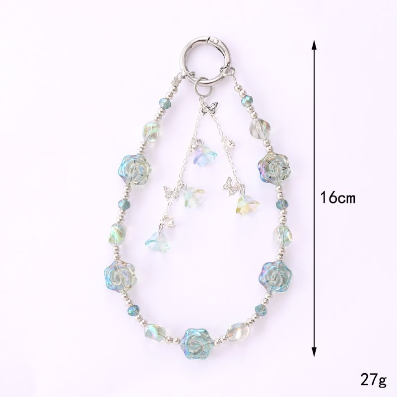 Floral Phone Strap Bead