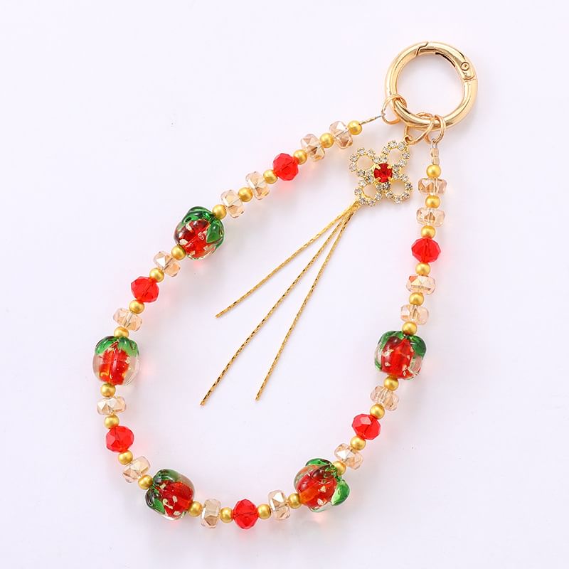 Fruit Clover Bead Phone Strap