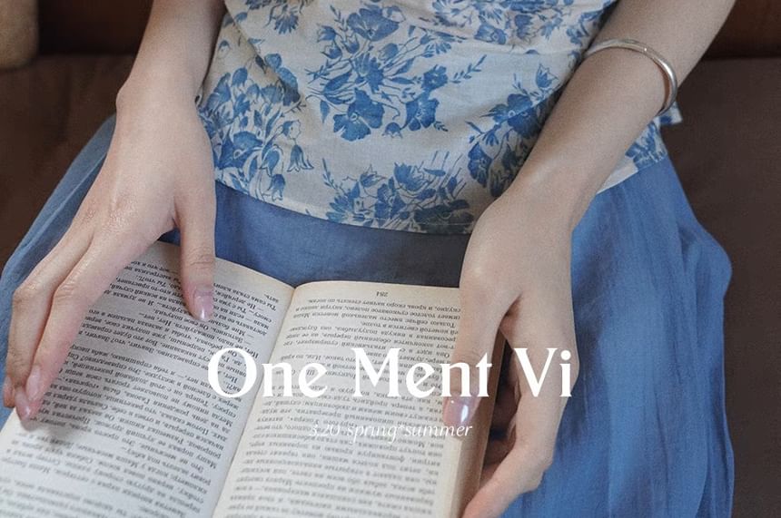 Floral Tube Print Top Sleeveless