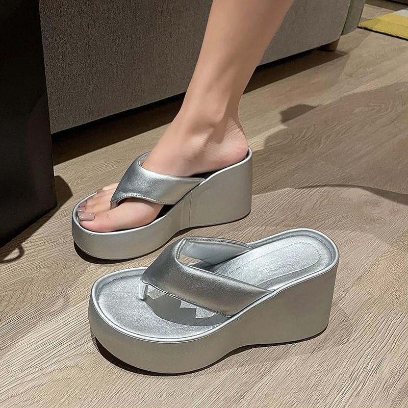 Platform Flip-Flops Wedge
