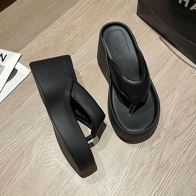 Platform Flip-Flops Wedge