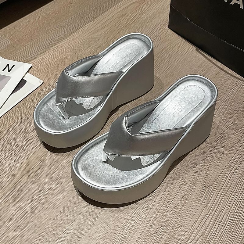 Platform Flip-Flops Wedge