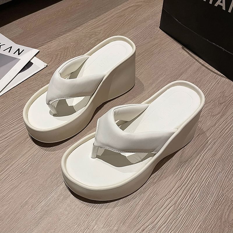 Platform Flip-Flops Wedge
