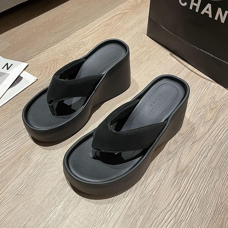 Platform Flip-Flops Wedge