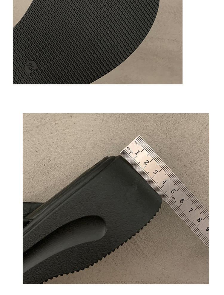 Flip-Flops Platform Ruched