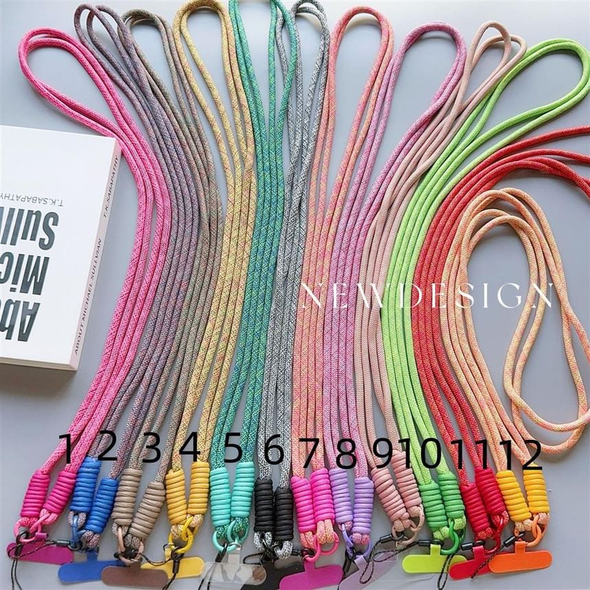 Pad Strap Plain Phone with Lanyard