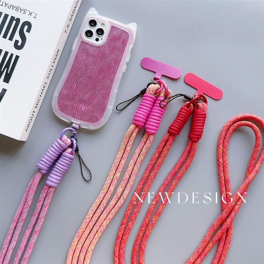 Pad Strap Plain Phone with Lanyard