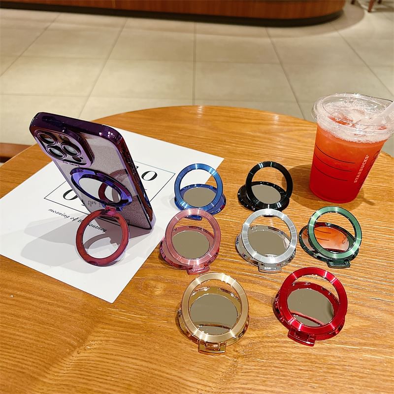 with Magnetic Phone Stand Mirror Alloy
