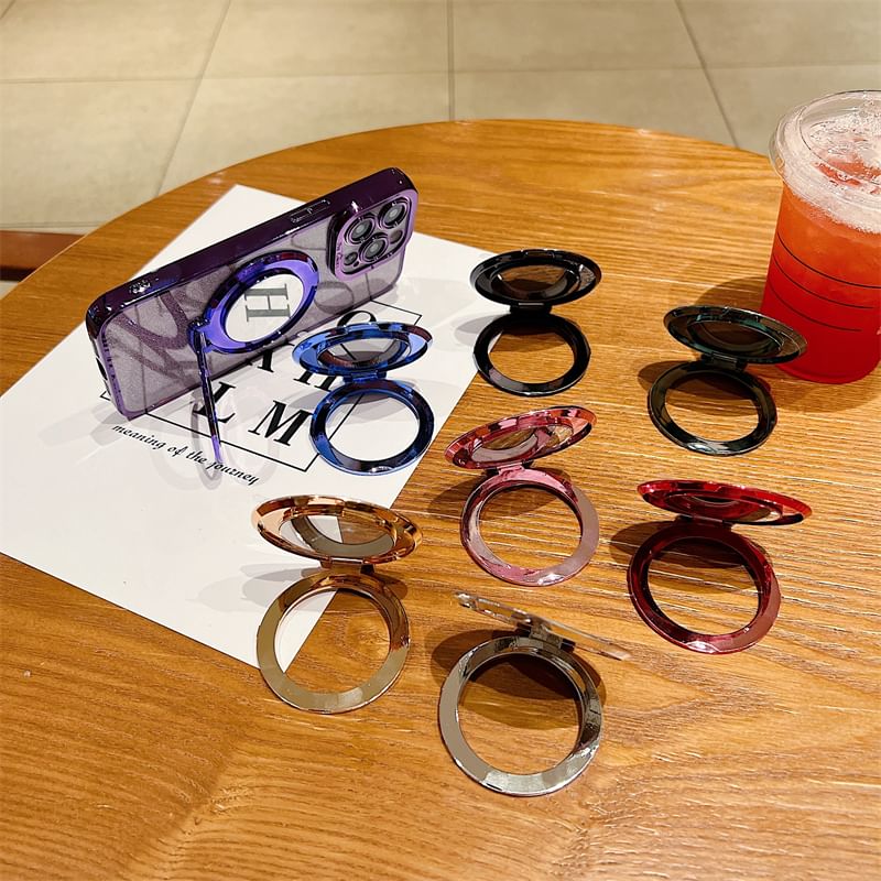 with Magnetic Phone Stand Mirror Alloy