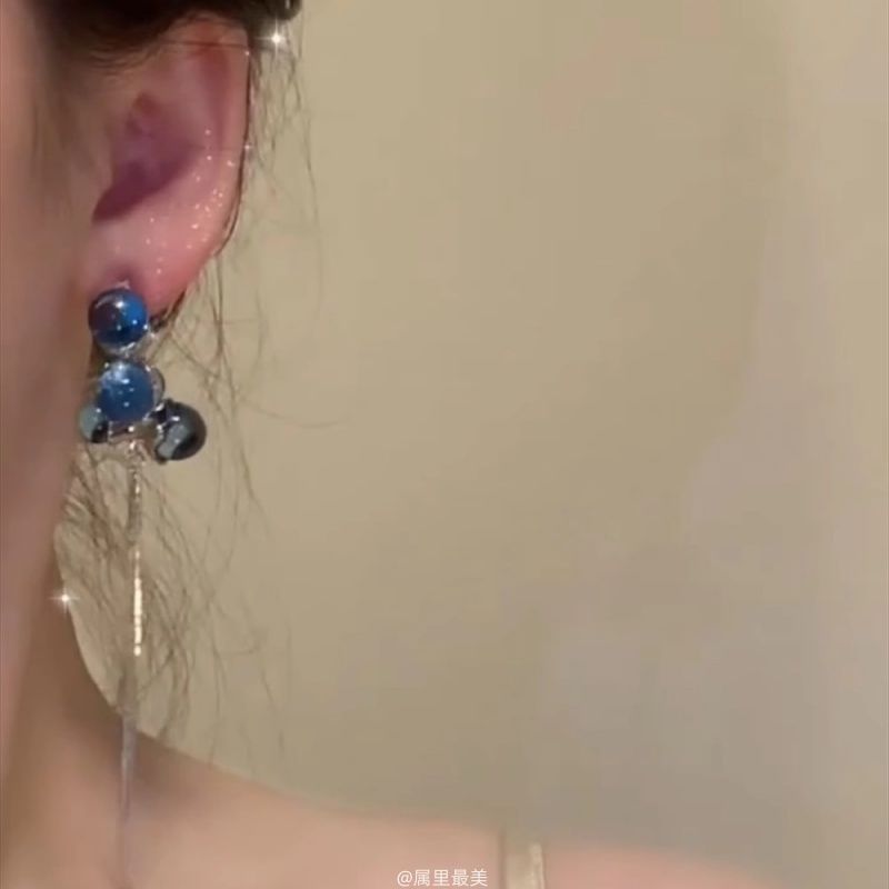 Drop Fringe Earring Beaded