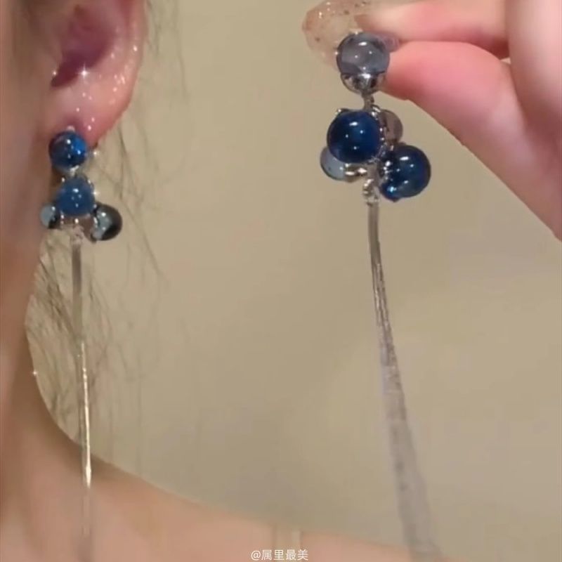 Drop Fringe Earring Beaded