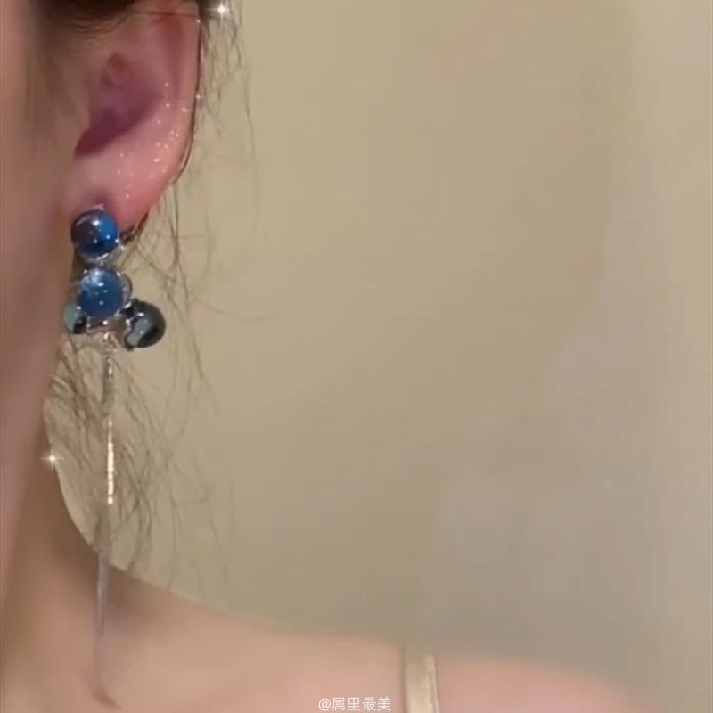 Drop Fringe Earring Beaded