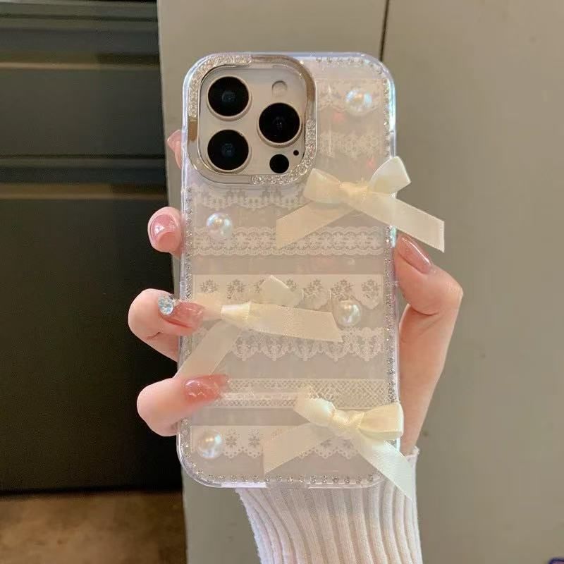 Decoration Adhesive Print Strap / Set Phone Lace Case Ribbon