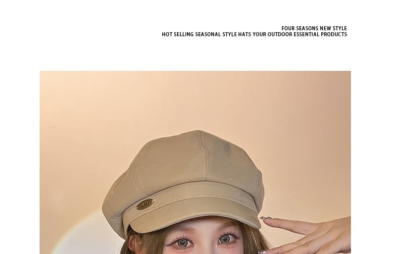 Newsboy Hat Plain