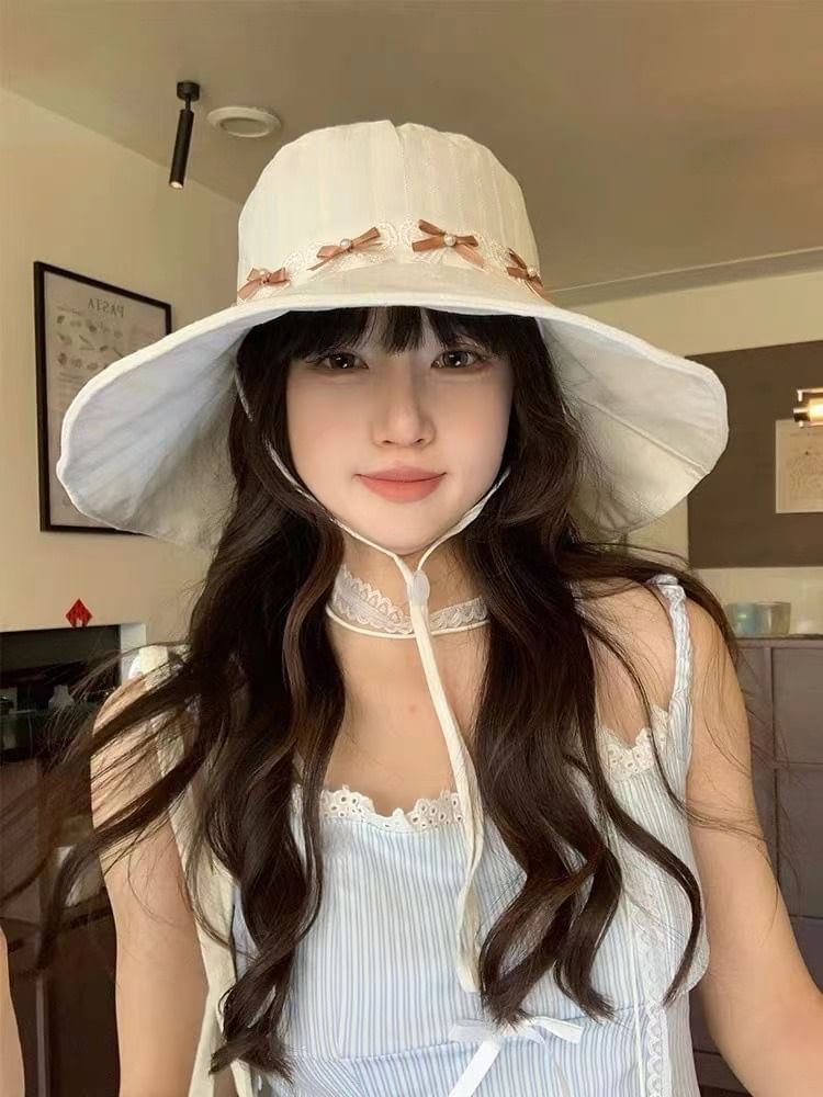 Applique Sun Bow Hat