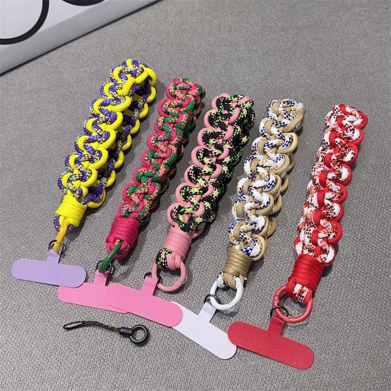 with Braided Strap Phone Lanyard Pad