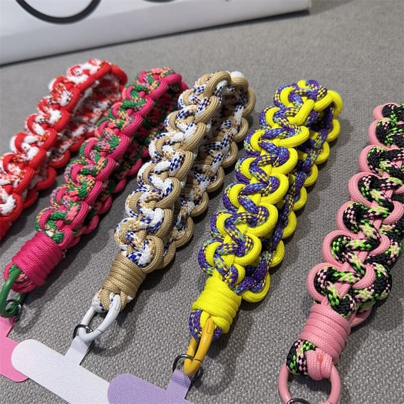 with Braided Strap Phone Lanyard Pad