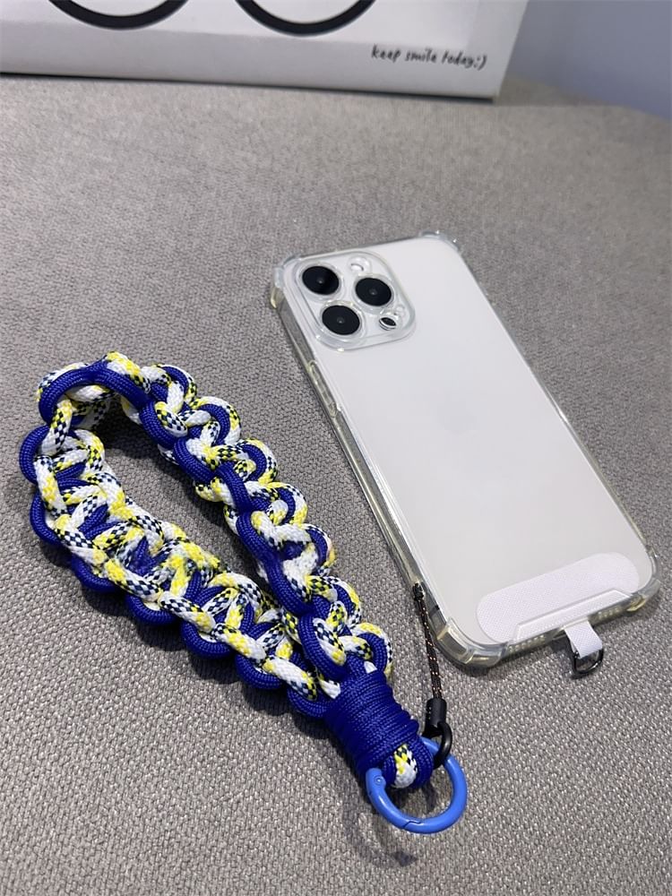 with Braided Strap Phone Lanyard Pad