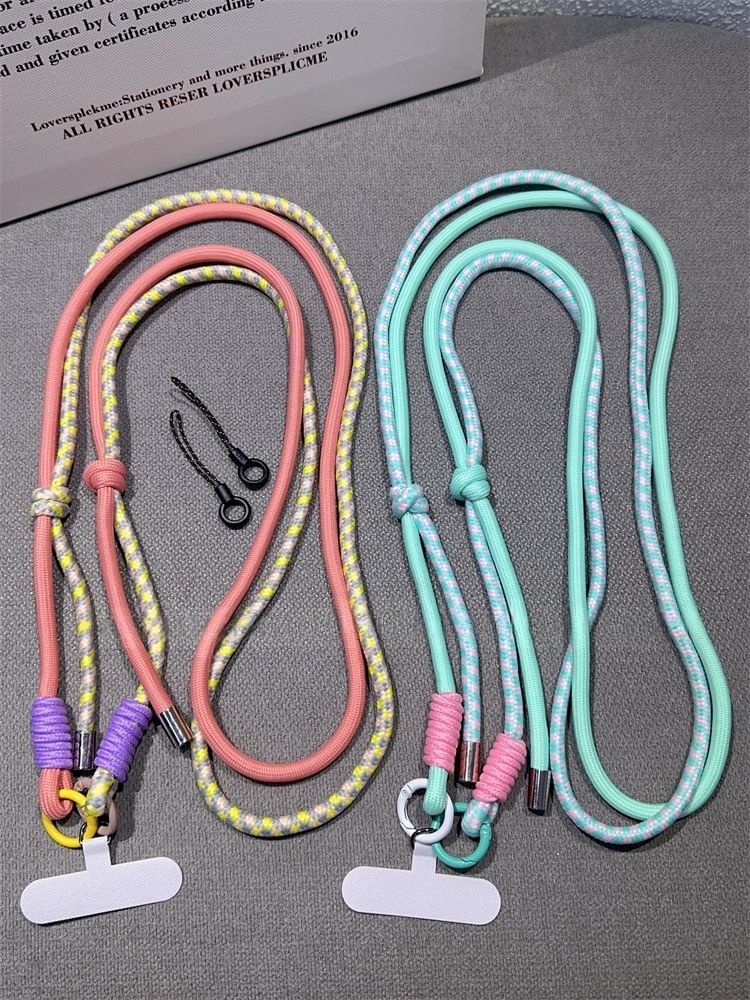 Pad Phone Two-Tone Lanyard with