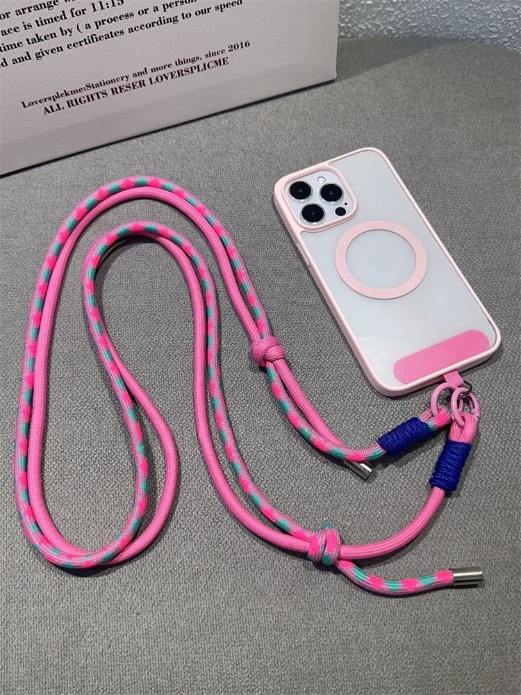 Pad Phone Two-Tone Lanyard with