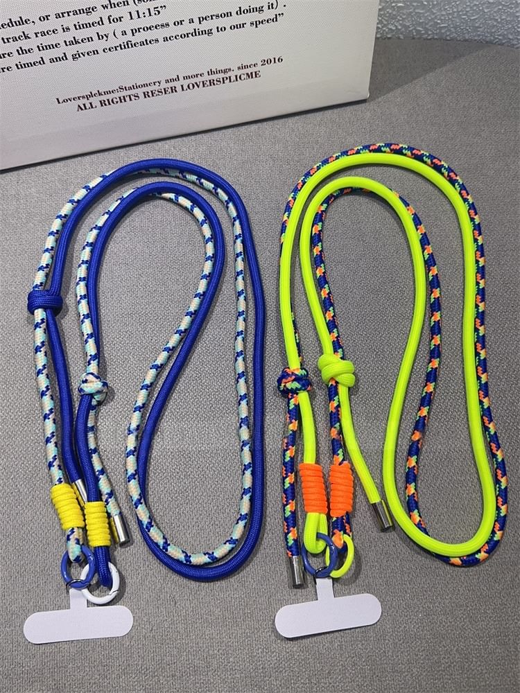 Pad Phone Two-Tone Lanyard with