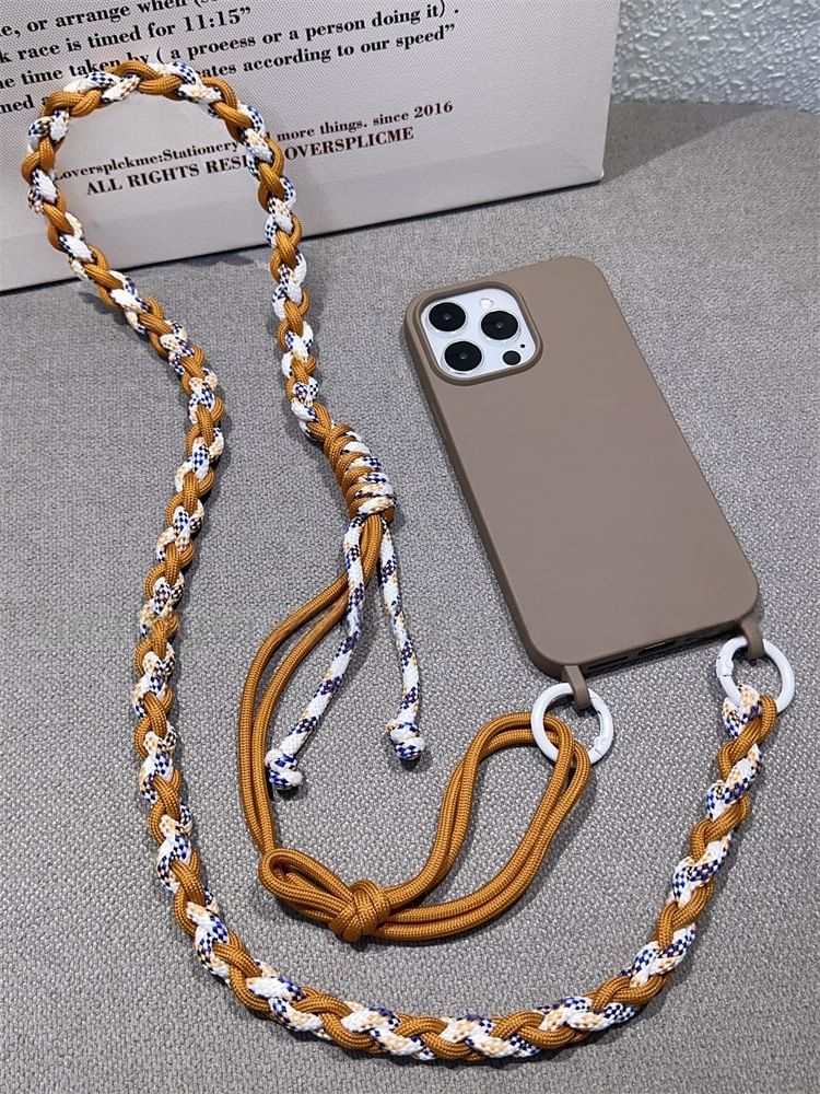 Pad Braided Phone with Strap Lanyard