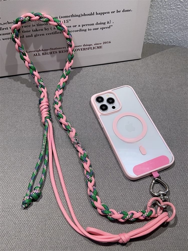Pad Braided Phone with Strap Lanyard
