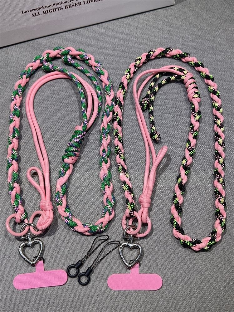 Pad Braided Phone with Strap Lanyard