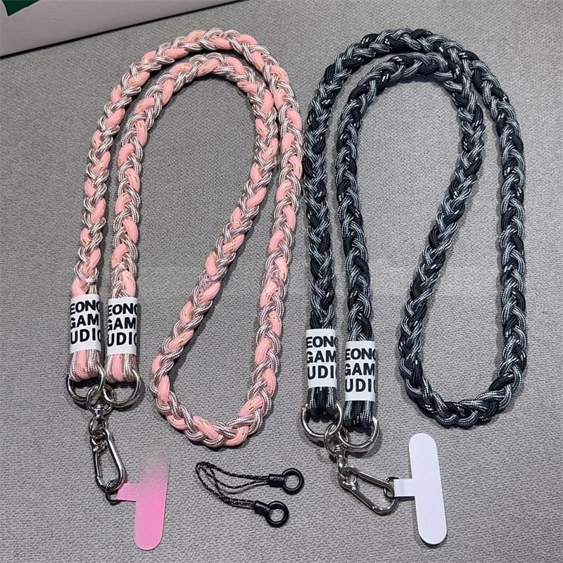 Strap Phone Pad with Lanyard Braided and