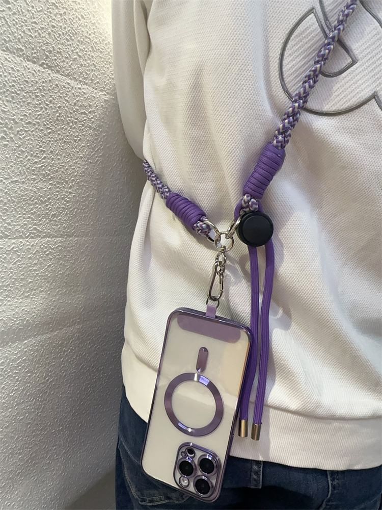 Braided Lanyard with and Pad Phone Strap