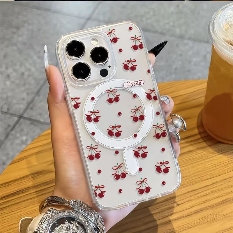 Case Print Cherry Phone