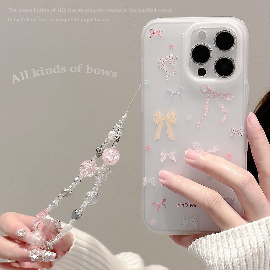 Phone Print Case Bow