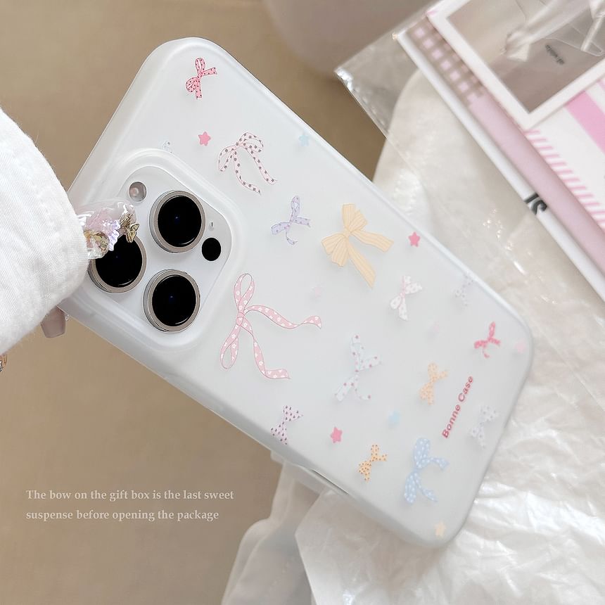 Phone Print Case Bow