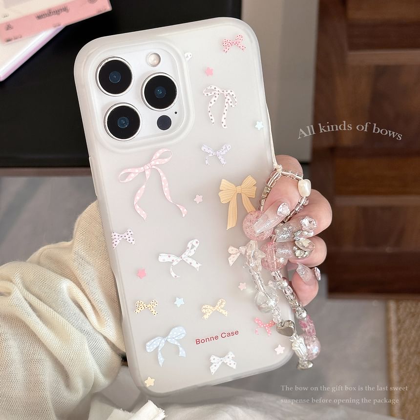 Phone Print Case Bow