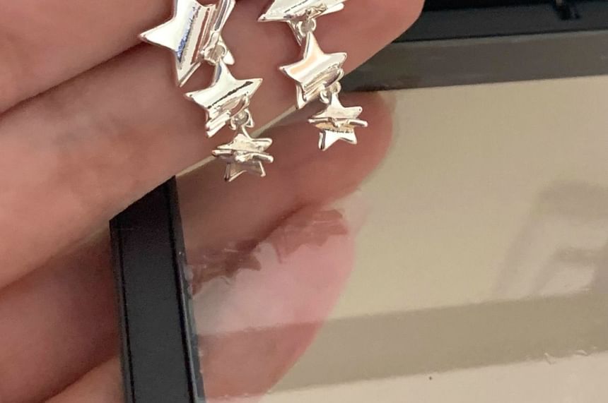 Dangle Cuff / Earring Alloy Star Ear