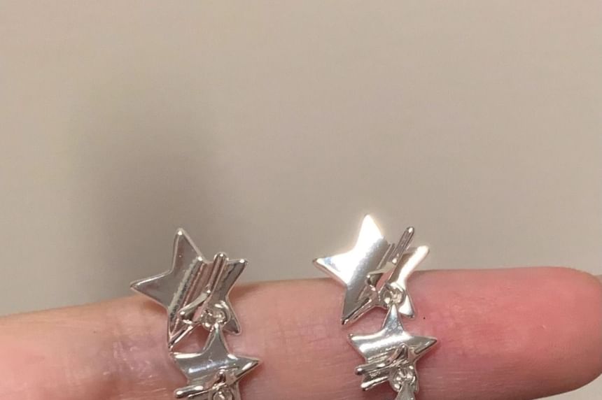 Dangle Cuff / Earring Alloy Star Ear