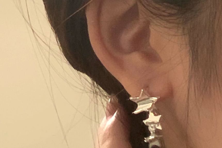 Dangle Cuff / Earring Alloy Star Ear