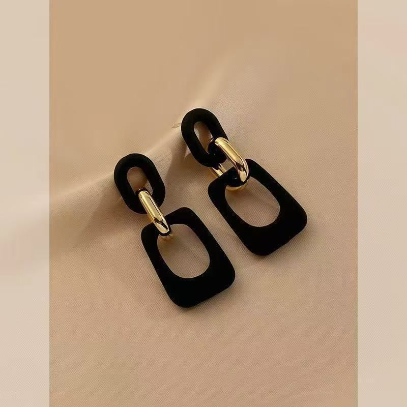 Alloy Earring Geometric Acrylic Dangle