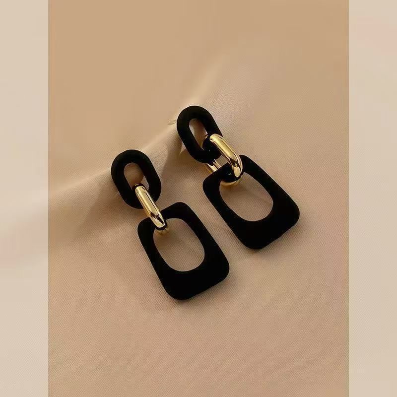 Alloy Earring Geometric Acrylic Dangle